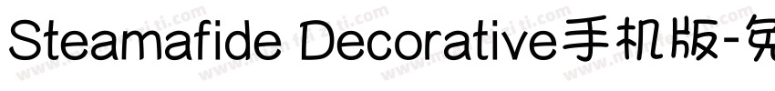 Steamafide Decorative手机版字体转换